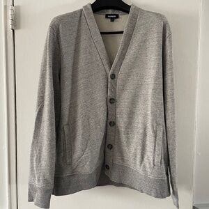 Grey Express Cardigan - Size: Large
